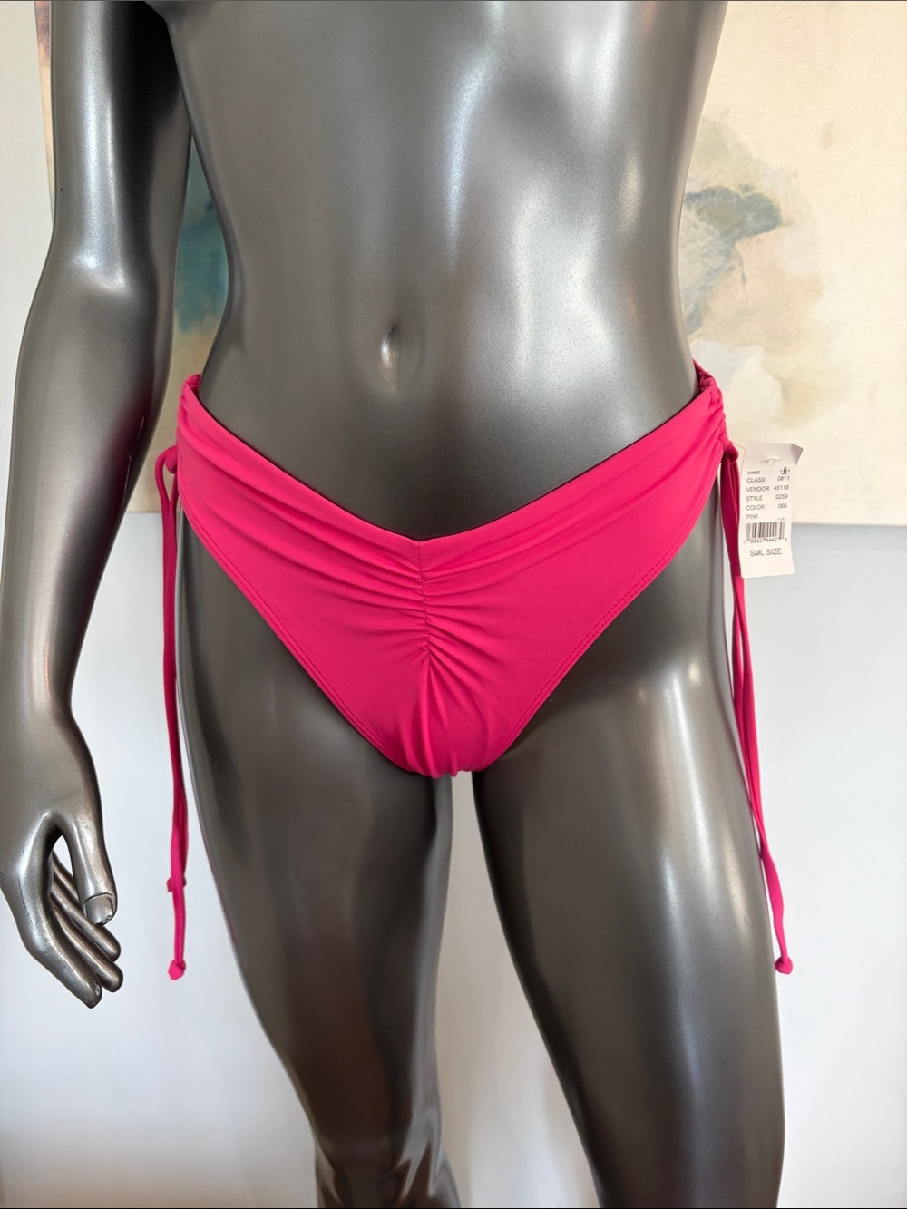 NWT PacSun Women’s Pink Side-Tie Bikini Bottom